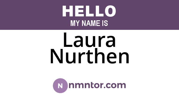 Laura Nurthen