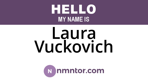 Laura Vuckovich