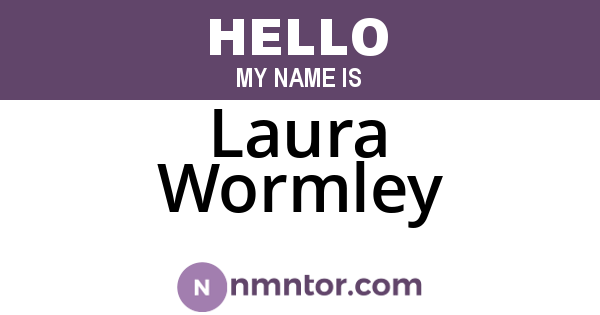 Laura Wormley