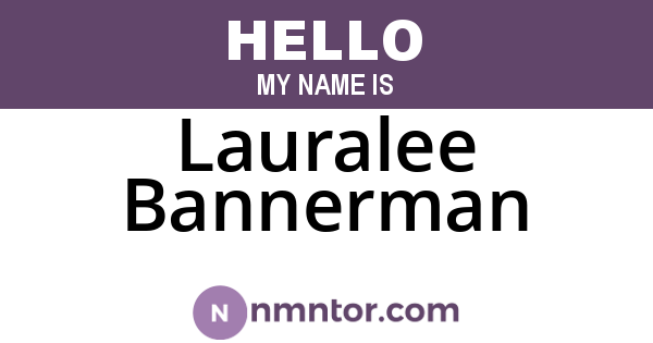 Lauralee Bannerman