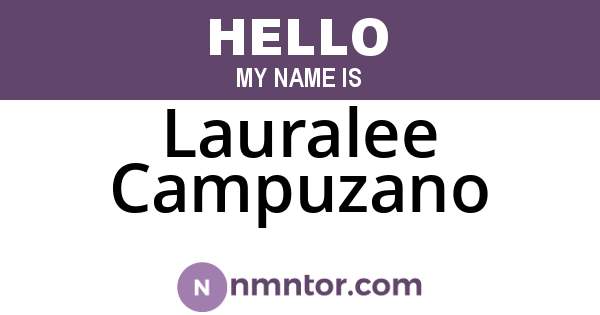 Lauralee Campuzano