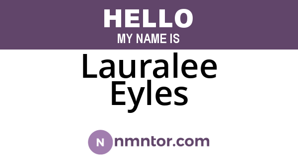 Lauralee Eyles