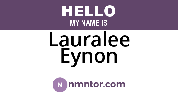 Lauralee Eynon