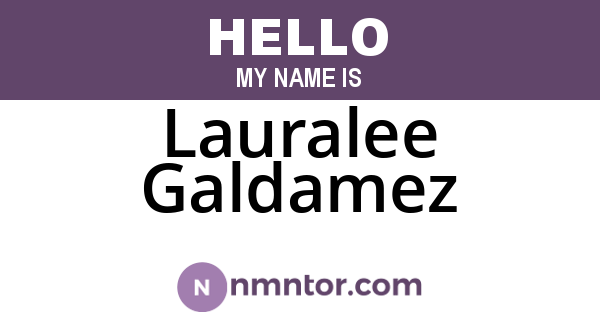 Lauralee Galdamez
