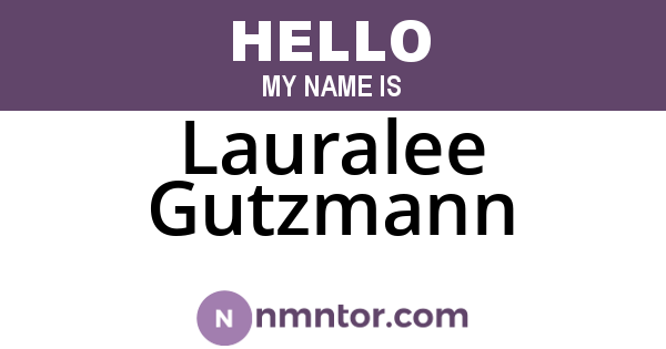 Lauralee Gutzmann