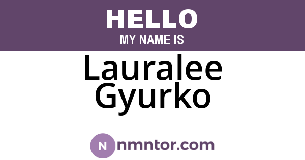 Lauralee Gyurko