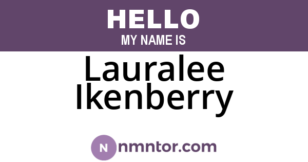 Lauralee Ikenberry