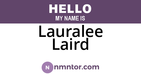 Lauralee Laird
