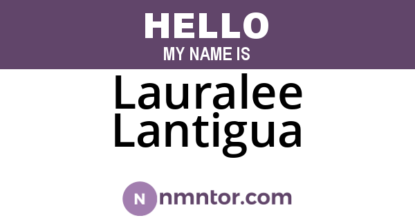 Lauralee Lantigua