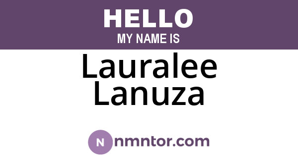 Lauralee Lanuza