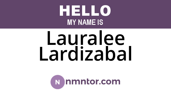 Lauralee Lardizabal