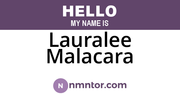 Lauralee Malacara