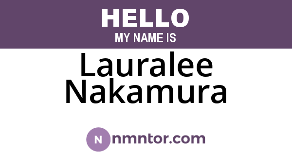 Lauralee Nakamura