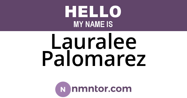 Lauralee Palomarez
