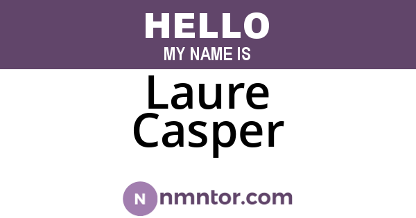 Laure Casper