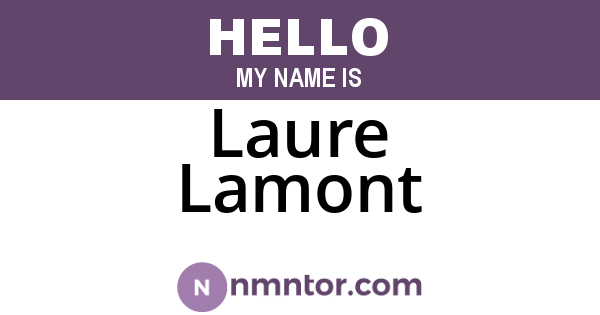 Laure Lamont