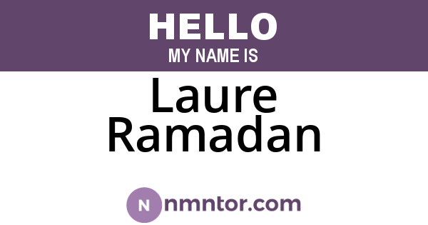 Laure Ramadan