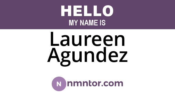 Laureen Agundez