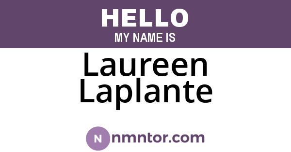 Laureen Laplante