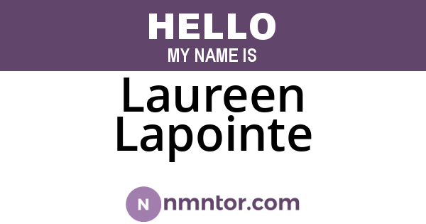 Laureen Lapointe