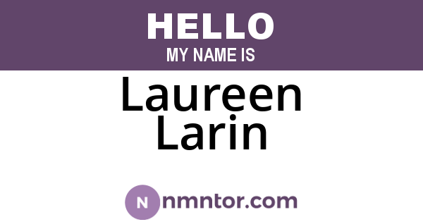 Laureen Larin