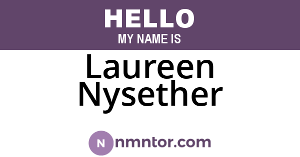 Laureen Nysether
