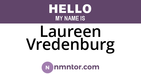 Laureen Vredenburg