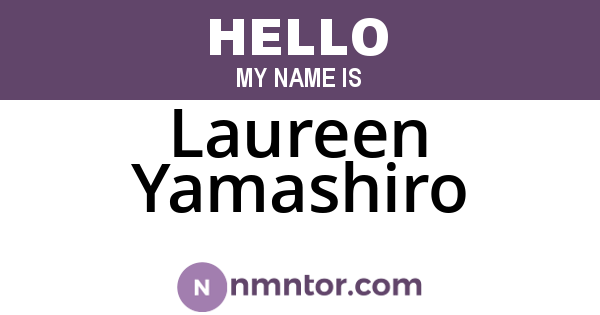 Laureen Yamashiro