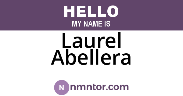 Laurel Abellera