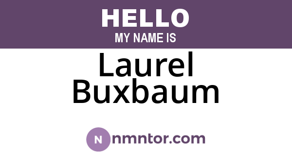 Laurel Buxbaum
