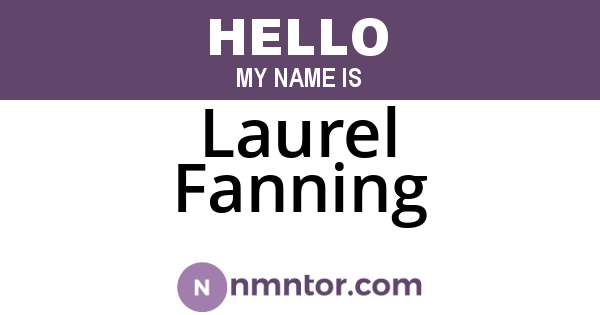 Laurel Fanning