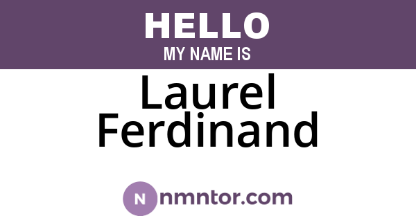 Laurel Ferdinand