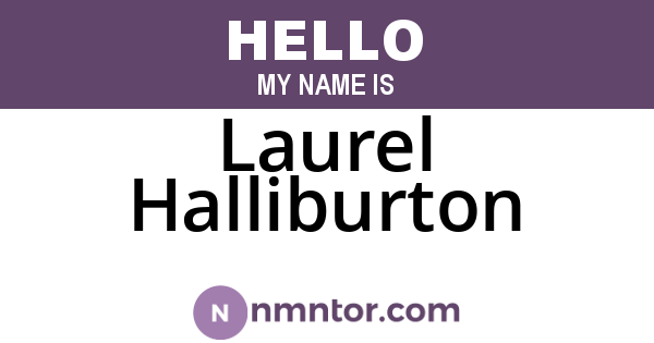 Laurel Halliburton