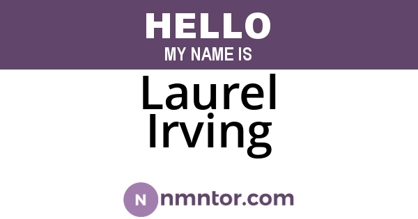 Laurel Irving