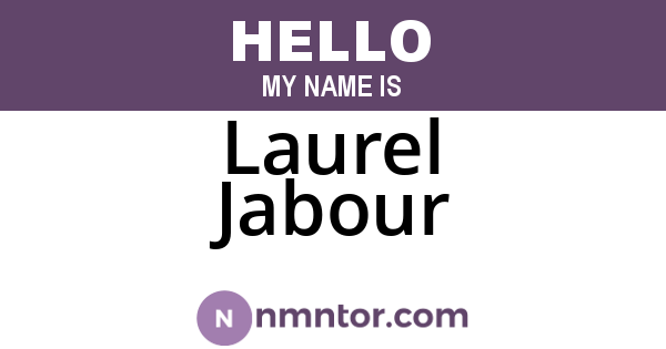 Laurel Jabour