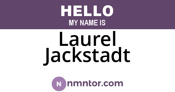 Laurel Jackstadt