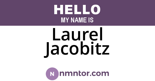 Laurel Jacobitz