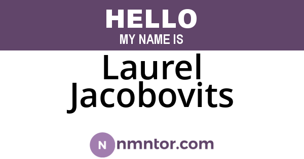 Laurel Jacobovits