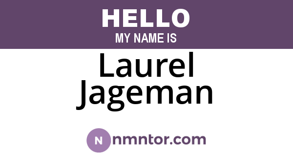 Laurel Jageman