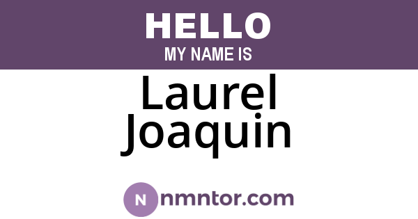 Laurel Joaquin