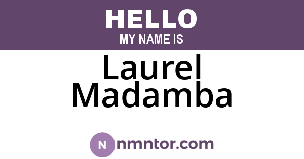 Laurel Madamba