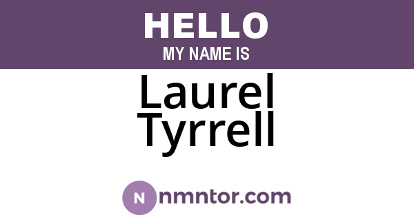 Laurel Tyrrell