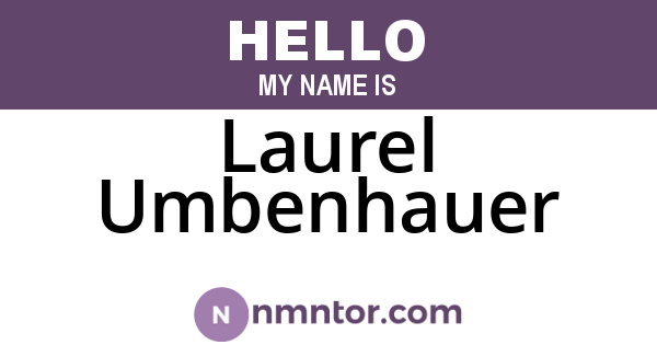 Laurel Umbenhauer