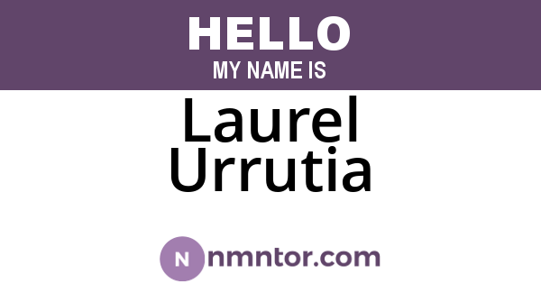 Laurel Urrutia