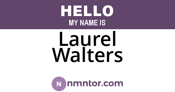 Laurel Walters