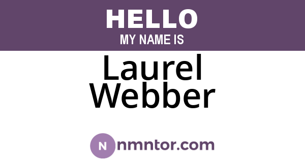 Laurel Webber