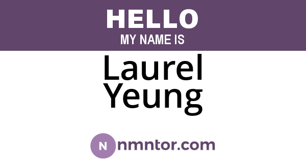 Laurel Yeung