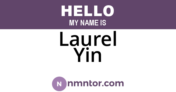 Laurel Yin