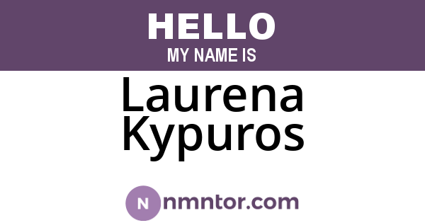 Laurena Kypuros