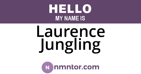 Laurence Jungling